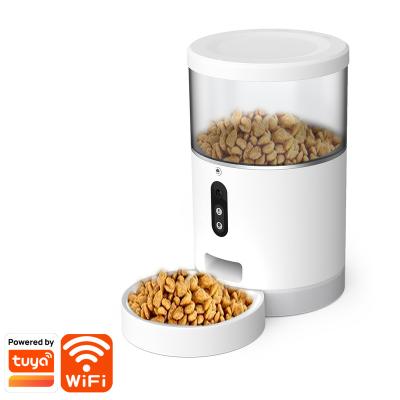 China Automatic Smart Home Wifi Pet Food Feeder Support Wireless Remote Control Video for Dogs and Cats for sale