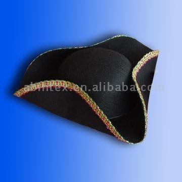 China ARTPRO Character by Abintex Brand Pirate Captain Costume Hat Triangle Felt Party Hat (MX-092) for sale