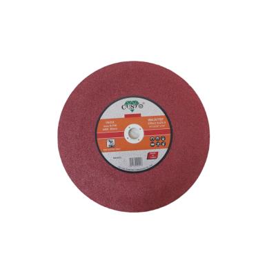 China Custom Wholesale Alunimium 41With Oxide One Red Color Gear Cutting Wheels Metal Cutting Grinding Wheel for sale