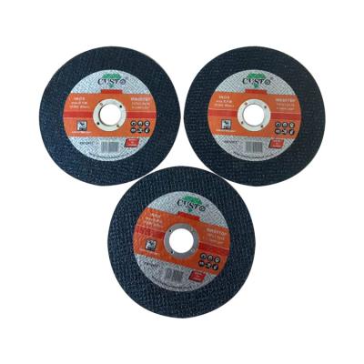 China Manufacturer Small Alunimium Oxide Porcelain 105mm 4 Inch Cutting Wheel For Metal Intensity Metal Cutting Wheel for sale