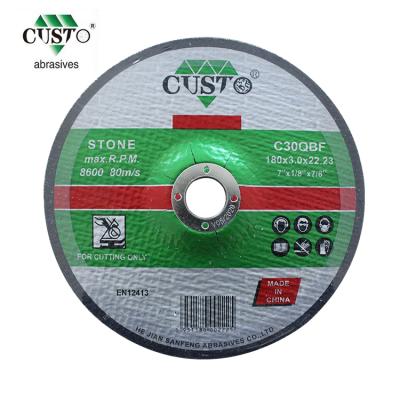 China Alunimium Oxide Crushers Cutting Wheels Abrasive Cutting Disc For Stone for sale