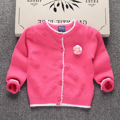 China Anti-wrinkle baby clothes factory wholesale cashmere baby cardigan knitted sweater for sale