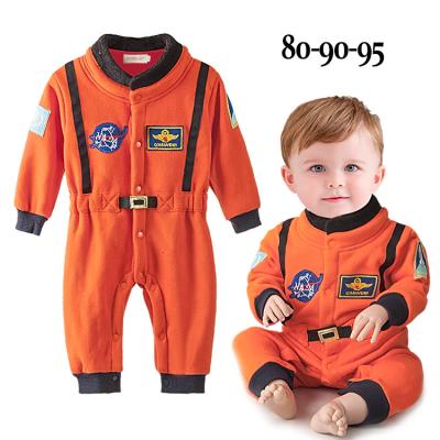 China New Long Sleeve Baby Clothes Pictures Long Sleeve Boy Space Suit Winter Baby Rompers for sale