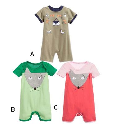 China New Premium Short Sleeve Korea Kids Fashion Baby Clothes Baby Rompers Cotton for sale