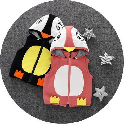 China China Supplier Anti-pilling Clothing For Kids Style Sleeveless Animal Hoodies Baby Wear for sale