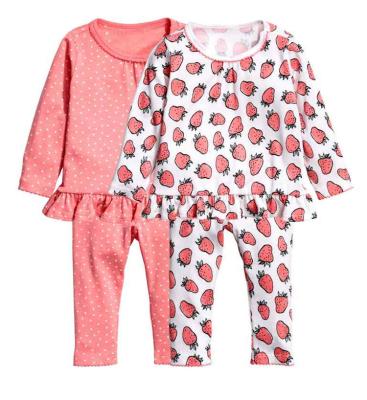 China 2017 New Breathable Hot Selling Amazon Girl Clothes Spanish Baby Clothing Sets for sale