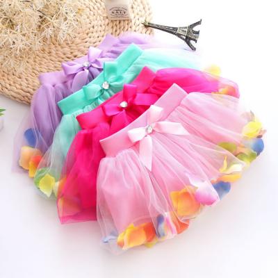 China 2017 New Fashion Design Colorful Child Beautiful Tutu Breathable Short Skirts for sale