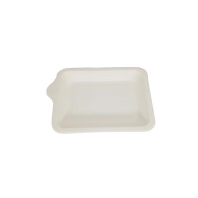 China 2022 New Popular Paper Pulp Dish Rectangle Paper Plate Manufacturers for sale