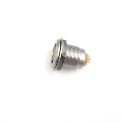 China Cable Ferrule And Nut For A Bend Relief Receptacle 14 Fixed Contacts Fitting Sockets Solder Cup 3B Series EGG Model Panel Mount for sale