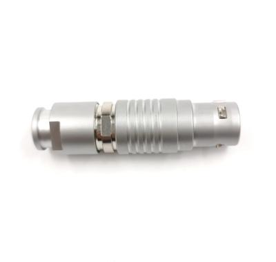 China Cable bushing and nut to fit a bend relief FGG 2B 306 metal plug 6 low voltage B series connector mating with EGG 2B 306 for sale