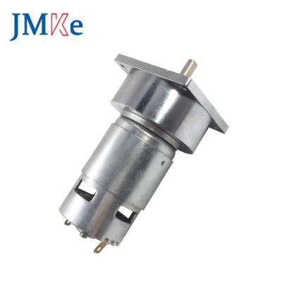 China JMKE Dripproof GA60-775 12V 24V 775 Central Shaft Motor With Low RPM Gear Box Brushed DC Motor 25kg Gear Motor for sale