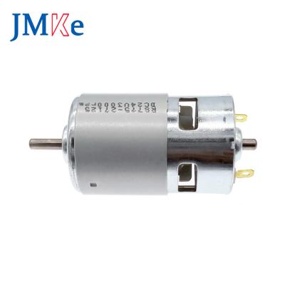 China JMKE PMDC 775 Motor 12v 24v Drip Proof Electric Motor For Toy Car High Speed ​​5300rpm DC Motor for sale