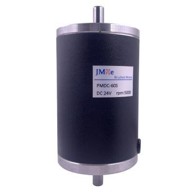 China Drip-proof JMKE OD 60mm 5000 rpm brushed motor shaft high speed dual permanent magnet DC electric motor for sale