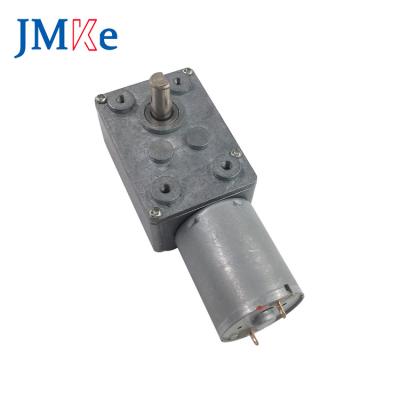 China JMKE Good Sale 10Kgf CM 12V High Torque Drip Proof Dc Worm Gear Motor for sale