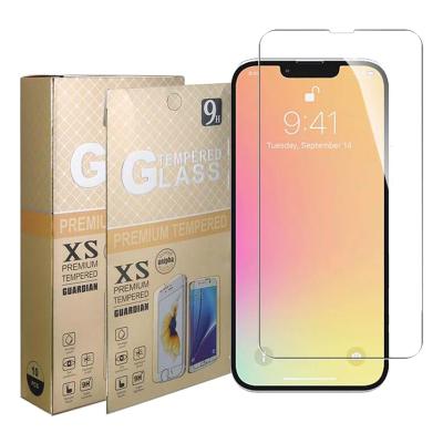 China Premium Cell Phone 2.5D Tempered Glass Screen Protector Film For Iphone X XR XS Max 13 12 11 7 8 Plus Xiaomi Redmi Note 10 20X K40 9A Pro for sale