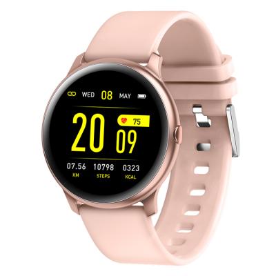 China Hot Selling Touch Screen Smart KW19 Girls Watch With Heart Rate Waterproof Sport Smartwatch For Android for sale