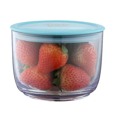 China Wholesale 330ml Microwavable With Cover Clear Plastic Storage Jar Display Tank Sealed Jar With Lid Sealing Jar for sale