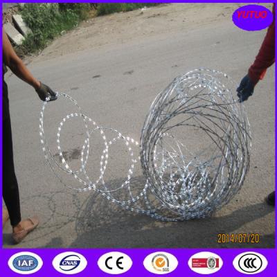 China CHINA HIGH TENSILE SHARP RIPPER RAZOR WIRE FLATWRAP for sale