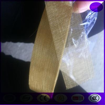 China 16 mesh ,wire dia 0.35mm, aperture 1.30mm plain weave brass wire mesh for sale