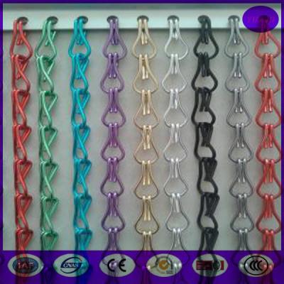 China Decorative Aluminum Chain Fly Screens for door for sale