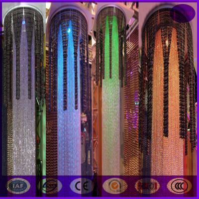 China Beautiful Metal double hooks curtain for divide and sperate different zone for sale