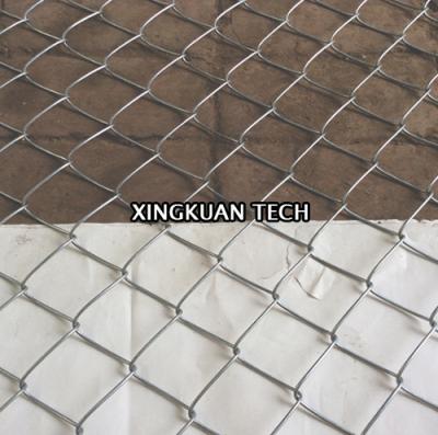 China 9 Gauge Hot Dipped Galvanized Chain Link Fence , Diamond Wire Mesh For Garden for sale