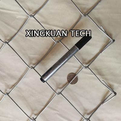 China 5cm Chain Link Fabric Fencing , Galvanized Steel Wire Mesh Rolls 6cm 8cm for sale