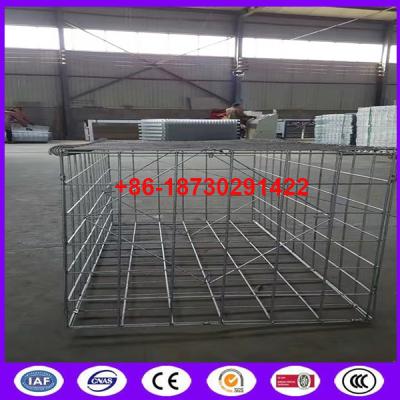 China 1 m high Professional Welded Wire Galfan Galvanised 75mm x 75mm Mesh Type Gabion for wall for sale