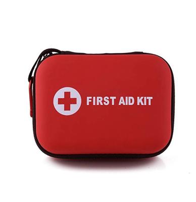 China Manufacturing Factory Outdoor Travel First Aid Shockproof Home Care Increasing Adventures Kit EVA First Aid Medical Carrying Case Red for sale