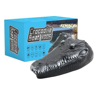 China RC Model Good Quality New Arrivals Water Induction Rc Remote Control Toy Crocodile Head Boat for sale