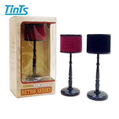 China Retro Design Laptop Use Mini Retro Style USB Living Room Lamp for sale