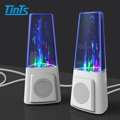 China None Best Selling Twins Waters Dancing Stereo Speaker With LED Light for sale