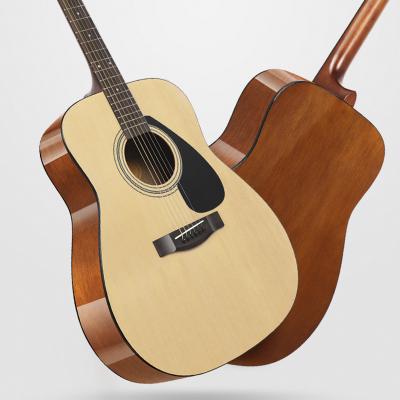 China High quality musical acoustic guitar beginner player GM018 solid wood guitar for sale for sale