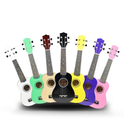 China 21/23/25 Inch Durable Wholesale Cheap Price Children's Chinese Wooden Ukulele Musical Instrument GU06 High End Ukulele for sale