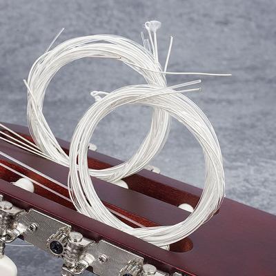 China Gutiar GS01 Acoustic Guitar Accessories Factory Wholesale Price 6 Nylon Acoustic Guitar Steel Strings for sale