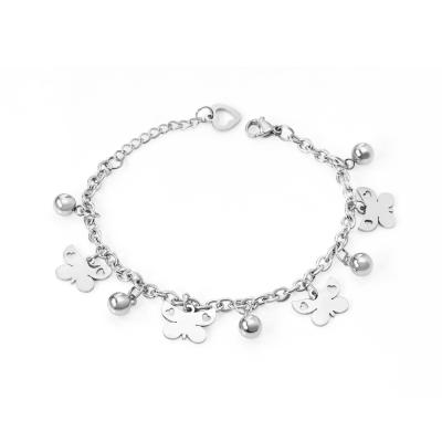 China CLASSIC Korean style women's simple butterfly design personality stainless steel baby anklet chain foot jewelry for sale