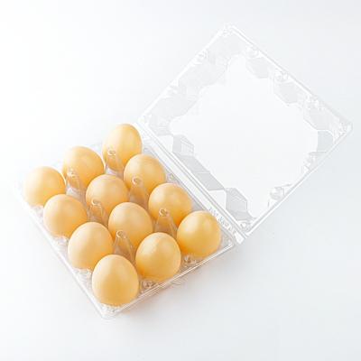 China Wholesale Large Size Disposable Egg Tray Stackable Plastic Duck Egg Trays for sale