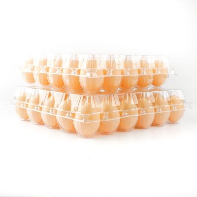 China Disposable Plastic Egg Packing Trays Disposable Plastic Egg Tray Container Egg Tray 12 Holes for sale