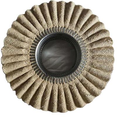 China Cotton Cloth 32 Waves Sisal Polishing Wheel Polishing Wheel for sale