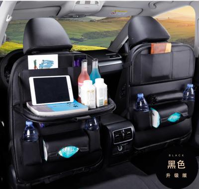 China Fashion Factory Universal Low Price Promotional Car Back Seat Storage Bag With Window Organizer Storage Universal Auto Accessory Bag for sale