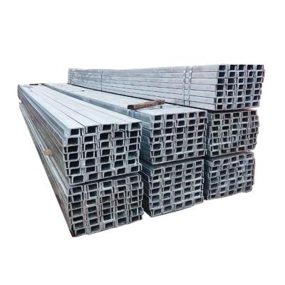 China High quality structural galvanized steel construction u channel purlin price for sale for sale