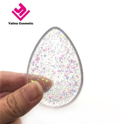 China 100% Pure Silicon Silicone Sponge 100% Pure Silicon Cosmetic Makeup Sponge Blender Teardrop Silicone Sponge for sale