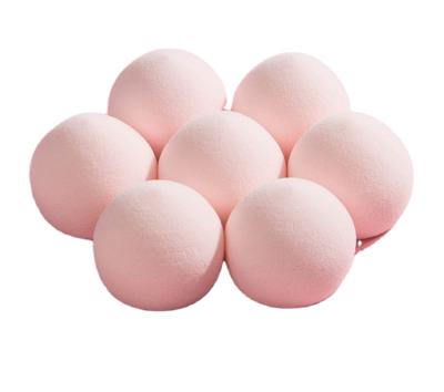 China Expanded in Water Less Wasted Makeup Christmas Cosmetic Sponge Ultra Soft Latex Rose Marshmallow Peach Logo Free Customized Sponge for sale