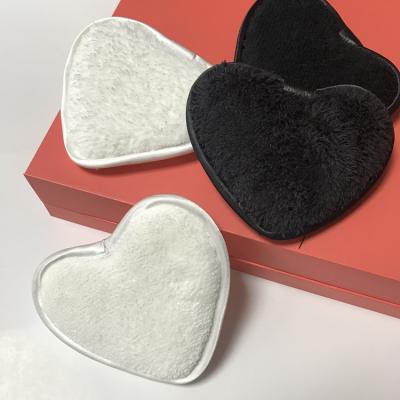 China Eco-Friendly 200 Times Use Face Around Rectangle Heart Makeup Remover Wipes Reusable Makeup Remover Pads Set for sale