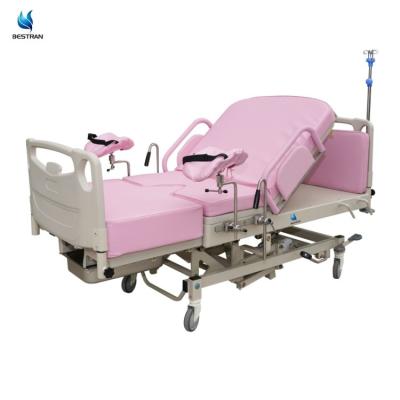 China Parto manual do hospital Cama Recuperação do parto do bebê Ajuste de altura controlado hidráulico à venda