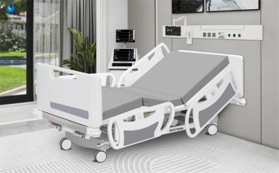 China Big PP Side Rail Manual Patient Care Bed For Hospital Backrest Leg Rest Adjustment for sale