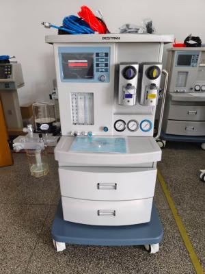 China 10.4 inch Chirurgische apparatuur Anesthesie machine Werkstation 2 Verdampers voor volwassen kind Te koop