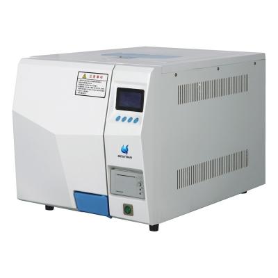 China Class B Tabletop Autoclave Steam Sterilizer Machine Pulse Vacuum System With Inner Printer for sale