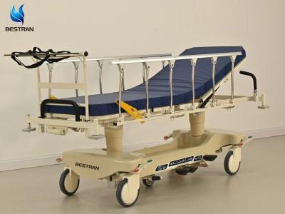 China Full Body Radiolucent X Ray Transport Stretcher Hospital Hydraulic Patient Transfer Bed for sale