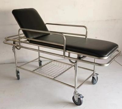 China Backrest Adjustable Patient Transfer Stretcher Trolley For Emergency Surgical Operating Rooms for sale